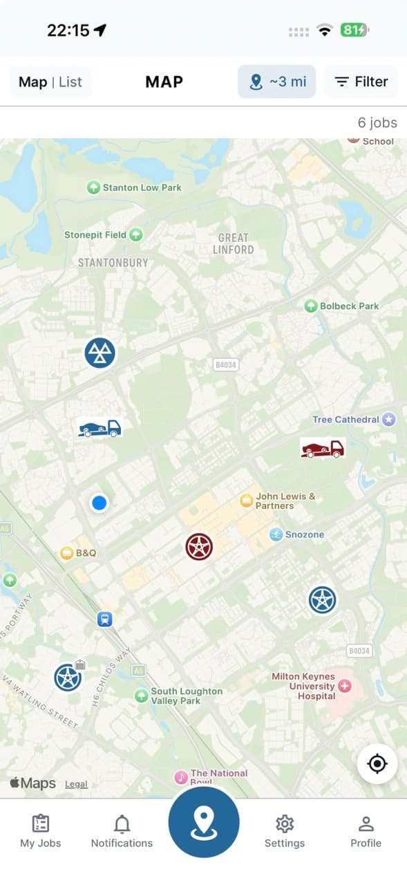 Vehicall Pro Map View